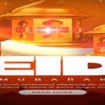 PSD مجاني لعيد الفطر للنشر على وسائل التواصل الاجتماعي
