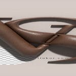 شعار PSD logo مجاني حرف VS ثلاثي الأبعاد