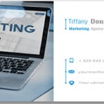 قالب PSD business card مجاني قابل للتعديل