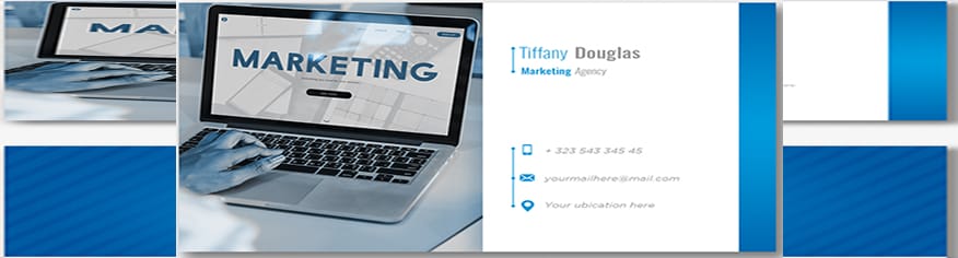 قالب PSD business card للتسويق الألكتروني قالب PSD business card مجاني قابل للتعديل