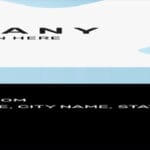 قالب PSD business card قابل للتحرير بتصميم حديث