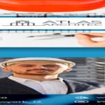 PSD business card عن أعمال الهندسة المعمارية