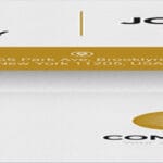 PSD business card باللون الذهبي و الابيض