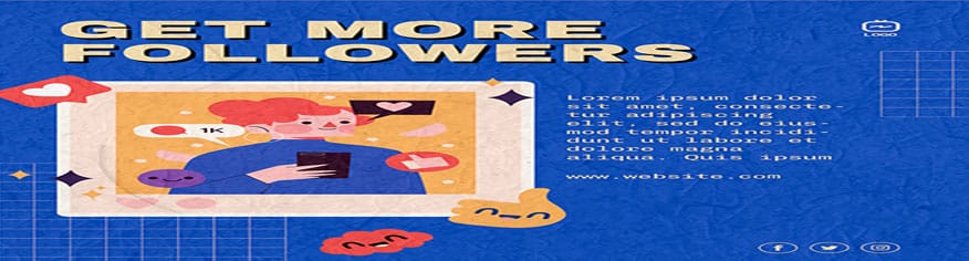 تصميم منشور PSD لاستخدمات Influencer و المؤثرين تصميم منشور PSD لاستخدمات Influencer و المؤثرين