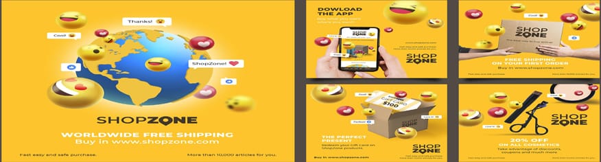 قالب PSD Emoji منشور لوسائل التواصل الاجتماعي قالب PSD Emoji منشور لوسائل التواصل الاجتماعي