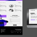 مشروع ui / ux لتصميم واجهة المستحدم User interface